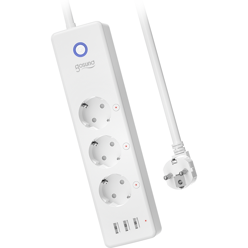 prelungitor smart gosund p1 plus, wifi, 15w. 3a prelungitor smart gosund p1 plus, wifi, 15w. 3a