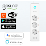 prelungitor smart gosund p1 plus, wifi, 15w. 3a prelungitor smart gosund p1 plus, wifi, 15w. 3a