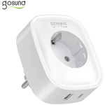 priza inteligenta wifi gosund sp6,16a, usb usb-c, bluetooth, monitorizare consum energie