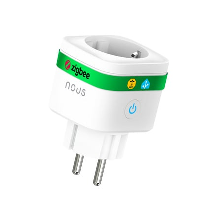 priza inteligenta wifi nous a7z,16a - zigbee 3.0, monitorizare consum, compatibila alexa google