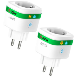 set 2 prize inteligenta wifi nous a7z,16a - zigbee 3.0, monitorizare consum, compatibila alexa google