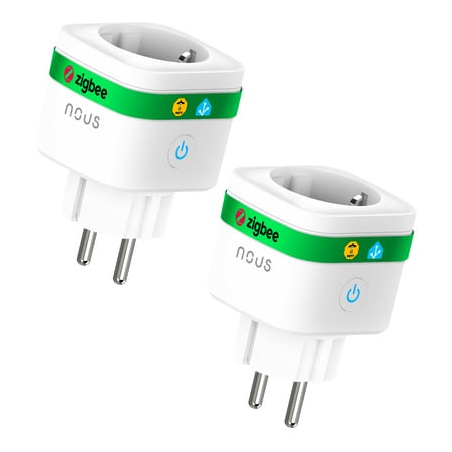 set 2 prize inteligenta wifi nous a7z,16a - zigbee 3.0, monitorizare consum, compatibila alexa google