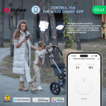 set 3 prize inteligenta wifi nous a7z,16a - zigbee 3.0, monitorizare consum, compatibila alexa google