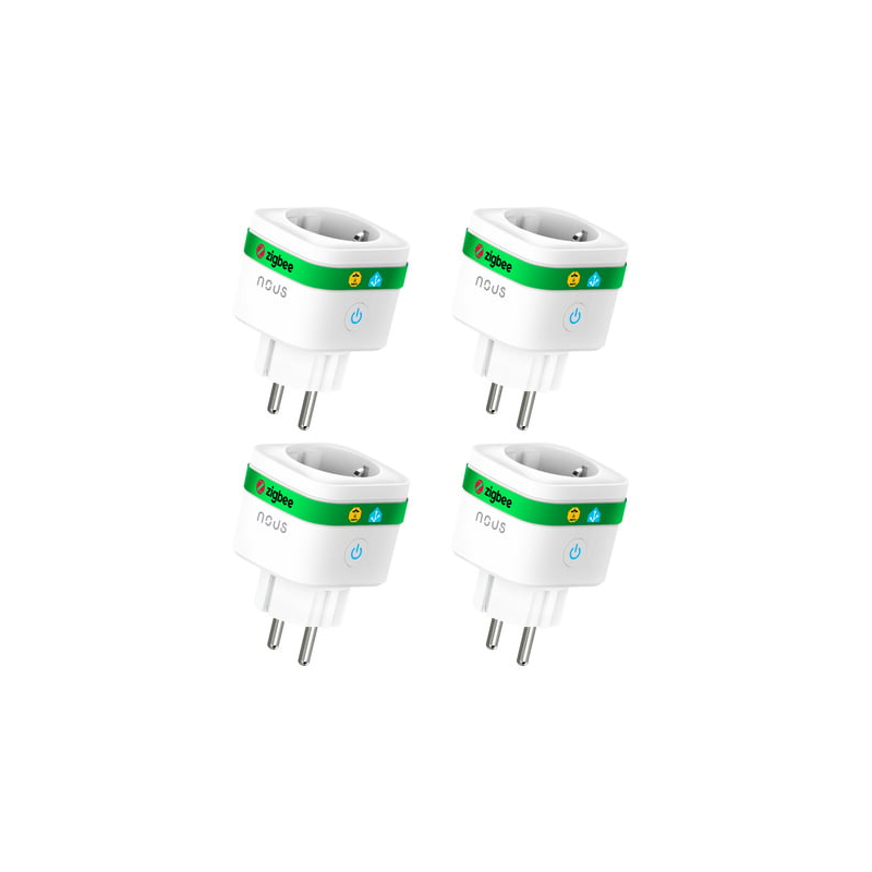set 4 prize inteligenta wifi nous a7z,16a - zigbee 3.0, monitorizare consum, compatibila alexa google