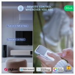 set 4 prize inteligenta wifi nous a7z,16a - zigbee 3.0, monitorizare consum, compatibila alexa google