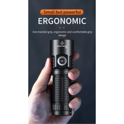 lanterna led superfire l22, 5000lm, 300m, 60w, ip44