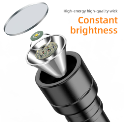 lanterna led superfire c20, 1100lm, 240m, incarcare usb-c, negru