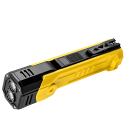 lanterna multifunctionala led superfire gm06, usb-c, 1500mah, 355lm, 216m, power bank, lumina rosie, prindere magnetica, ip44 - 