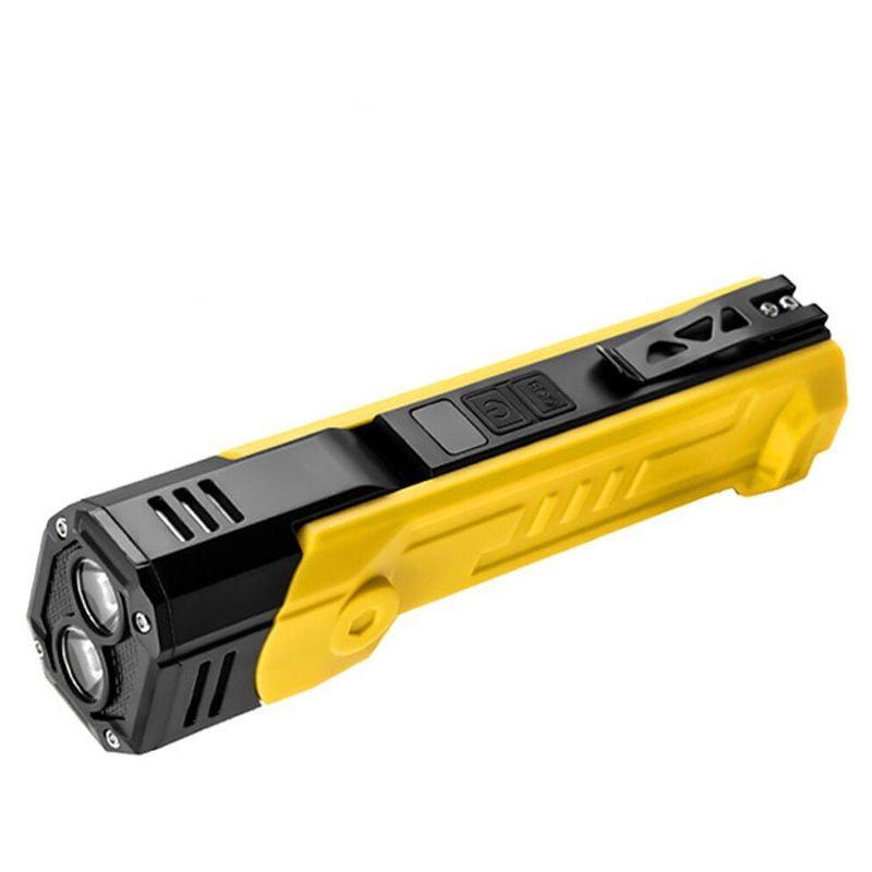 lanterna multifunctionala led superfire gm06, usb-c, 1500mah, 355lm, 216m, power bank, lumina rosie, prindere magnetica, ip44 - 