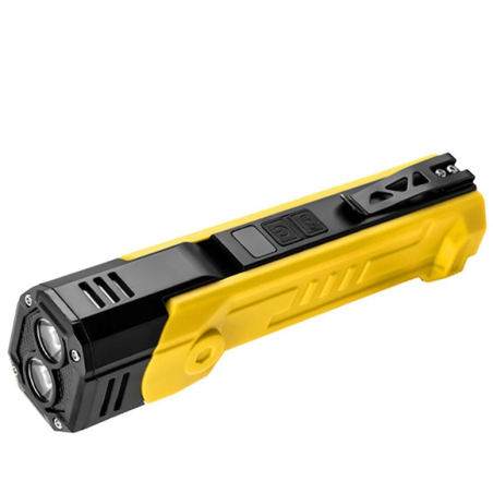 lanterna multifunctionala led superfire gm06, usb-c, 1500mah, 355lm, 216m, power bank, lumina rosie, prindere magnetica, ip44 -