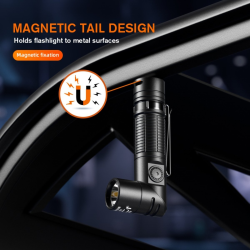 lanterna multifunctionala led supfire g19-s, usb-c, 360lm, 160m, prindere magnetica