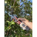 foarfeca electrica pentru gradina rovo fv2 pro, motor brushless, 2 acumulatori 2000mah, diametru 30mm, valiza de transport