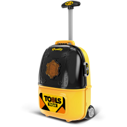 banc de lucru jucarie rovo 982, cu unelte si accesorii, 33 piese