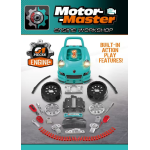 set reparatie motor auto mecanic rovo 977a, sunete, lumini, telecomanda, claxon, schimbator viteze, 61 piese, 47cm