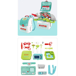 set de joaca doctor rovo 935, trusa de doctor, 12 piese
