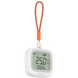 senzor temperatura si umiditate sonoff snzb-02wd, zigbee 3.0, ip65, cu display lcd