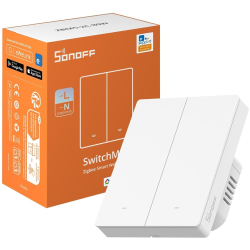 intrerupator inteligent sonoff zbm5-2c-80w ,zigbee, 2 canale, 10a