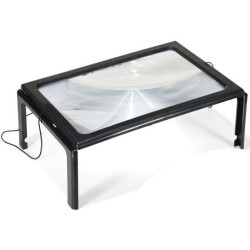 lupa de citit a4 in rama cu lumina led tipa 2121