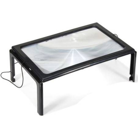lupa de citit a4 in rama cu lumina led tipa 2121