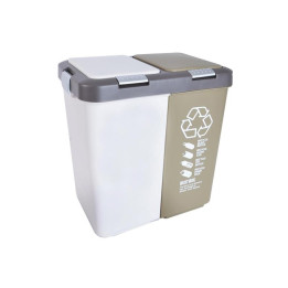 Coșuri de gunoi, Set coșuri de gunoi ORION DUO DUST 2x20l -1, dioda.ro