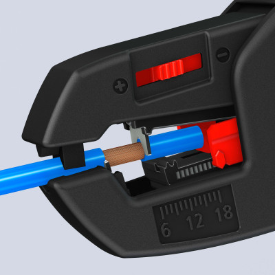 Cleste de dezizolat conductori 0,2 – 6 mm²  KNIPEX ComStrip