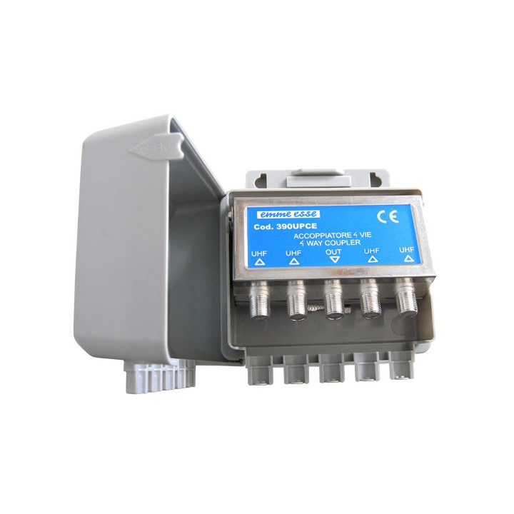 Amplificatoare Splittere Filtre TV, Emme Esse 83199CE, pentru catarg, intrare 4xUHF pentru furnică. cvadruplet -1, dioda.ro