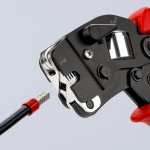 clește de sertizat ferule, cu autoreglaj