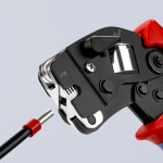 clește de sertizat ferule, cu autoreglaj