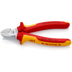 KNIPEX șfic Tăietor Lateral Precizie, 160mm, Siguranță 1000V, HRC 61 Tăișuri călite suplimentar prin inducție