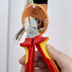 KNIPEX Tăietor Lateral șfic 160mm, Precizie VDE, Tăiș Călit 61 HRC