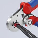 clește de sertizat ferule, cu autoreglaj