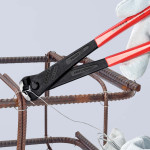 KNIPEX Clește de Forță 300mm pentru Fierari-Betoniști, Reducere Efort 25% Tăișuri călite suplimentar