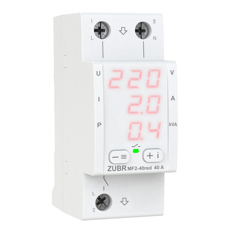 
                
    releu de protectie tensiune si control al curentului, zubr, monofazat, mf2-40
            