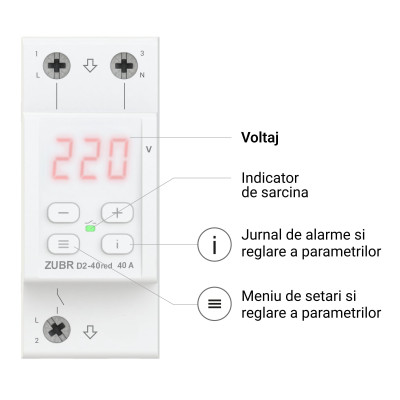 
                
    releu de protectie tensiune, zubr, monofazat, d2-40a red
            
