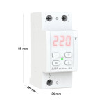 
                
    releu de protectie tensiune, zubr, monofazat, d2-40a red
            