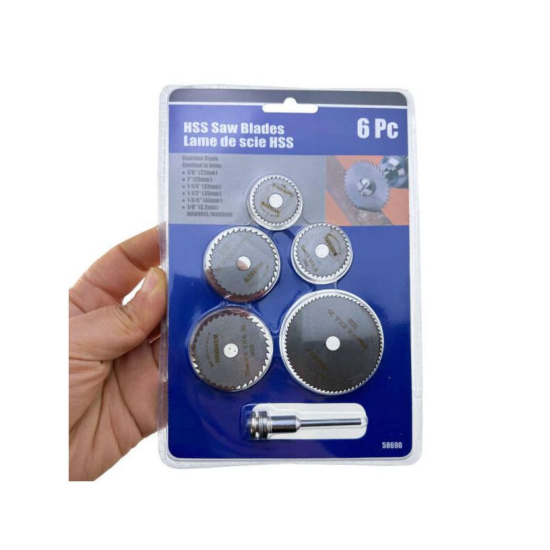 Set Mini Lame pentru dremel moni polizor set 5 buc tăieri precise Miniark diametre 22,25,32,35,44 mm miniarca