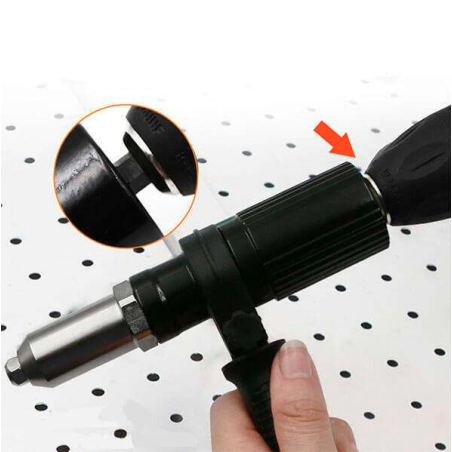 Adaptor nituire pentru bormasina, tragator nituri universal Rivelo, pentru nituri pop diverse dimensiuni