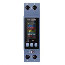 
                
    voltmetru inteligent sinotimer, wifi, tuya, tensiune/curent/putere/kwh/pf/hz/multifunctional, 0,96 inch dd