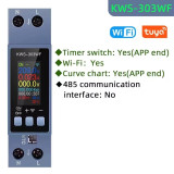 
                
    voltmetru inteligent sinotimer, wifi, tuya, tensiune/curent/putere/kwh/pf/hz/multifunctional, 0,96 inch dd