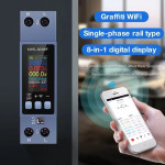 Siguranta inteligenta Sinotimer, wifi, tuya, tensiune/curent/putere/kwh/pf/hz/multifunctional, 0,96 inch dd
voltmetru inteligent sinotimer, wifi, tuya, tensiune/curent/putere/kwh/pf/hz/multifunctional, 0,96 inch dd