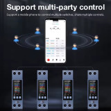 
                
    voltmetru inteligent sinotimer, wifi, tuya, tensiune/curent/putere/kwh/pf/hz/multifunctional, 0,96 inch dd