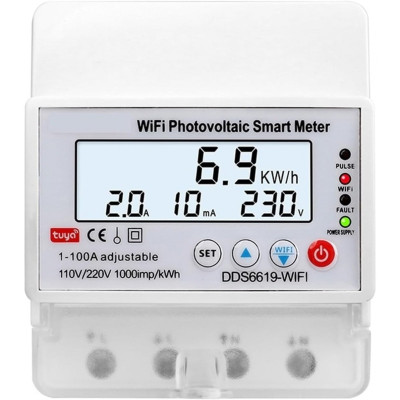 
                
    contor de energie sinotimer, wifi bidirectional, 100a, pentru panouri fotovoltaice, intrerupator monofazat