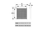 
                
    grila transfer dreptunghiulara, abs, 440x440, venteurope 4444rc
            