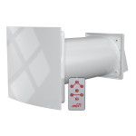 Ventilator venteurope cuper125, recuperare de caldura, filtru g3, alb, 200x200x423mm