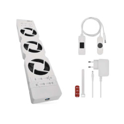 ventilator pod radiator mono, bily