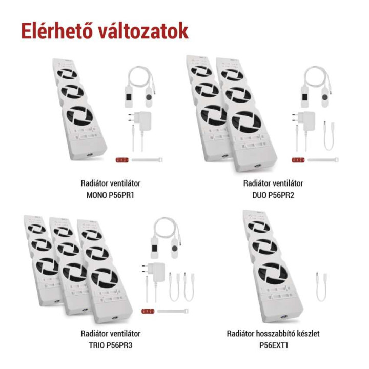 ventilator pod radiator duo, bily