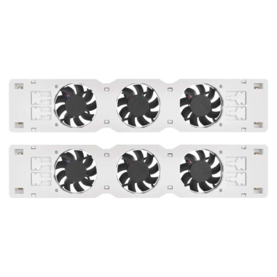 ventilator pod radiator duo, bily