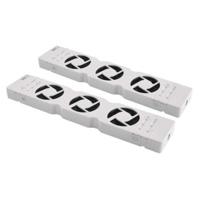 ventilator pod radiator duo, bily