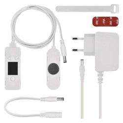 ventilator pod radiator duo, bily