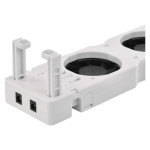 ventilator pod radiator duo, bily
